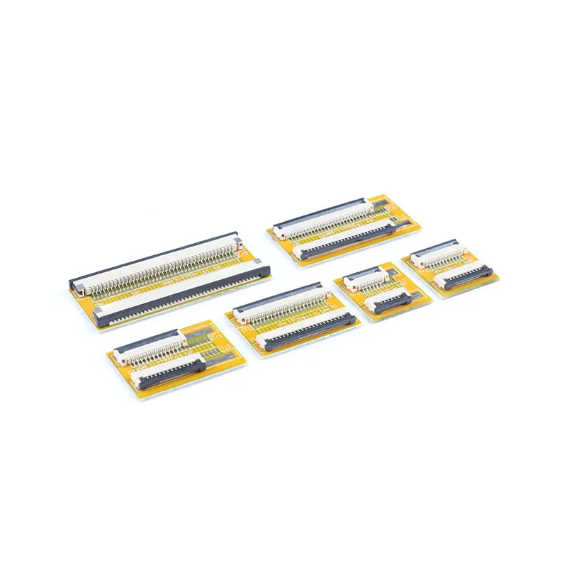 Placa de extensión de cable plano de cable flexible FPC/FFC de paso de 1,0 mm 4P/8/10/16/20/24/34/-40P