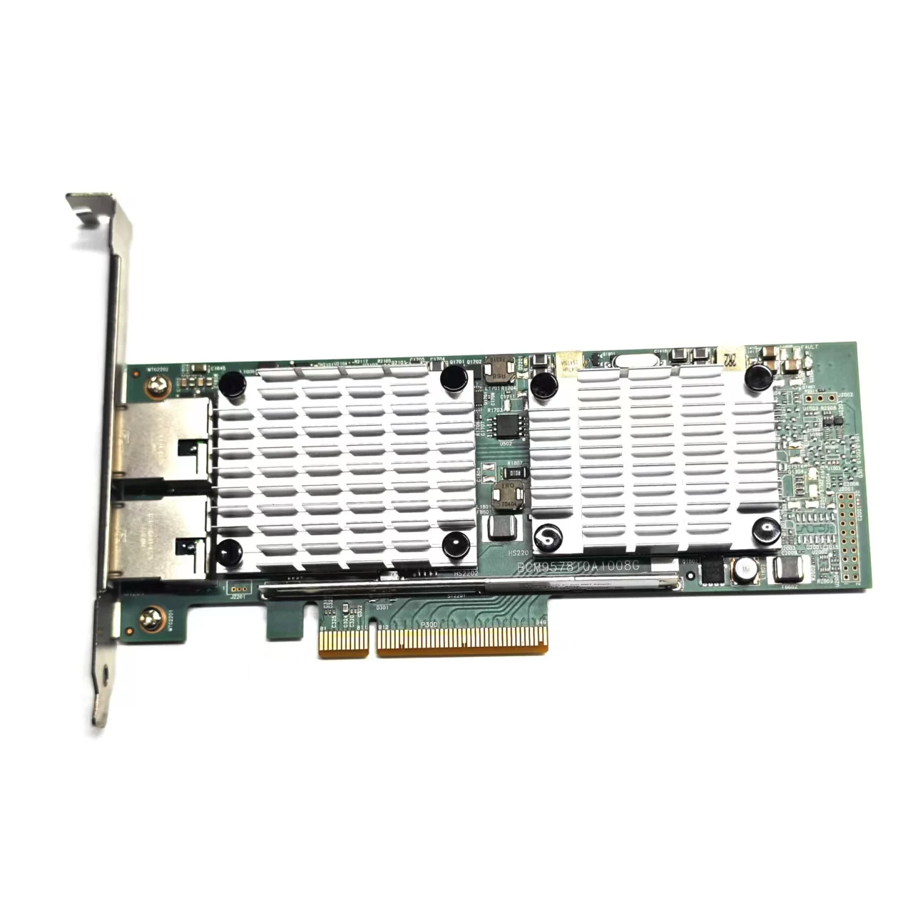 530T BCM957810A Chipset PCIe x8 Dual Copper RJ45 10Gbps Port Ethernet Network Card Compatible