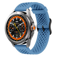 For Zeblaze Vibe 7 Pro Smartwatch Band 22mm Silicone Sport Strap Zeblaze Stratos 2 3/Btalk/GTR 3 Pro/Ares 3 Pro Bracelet Correas