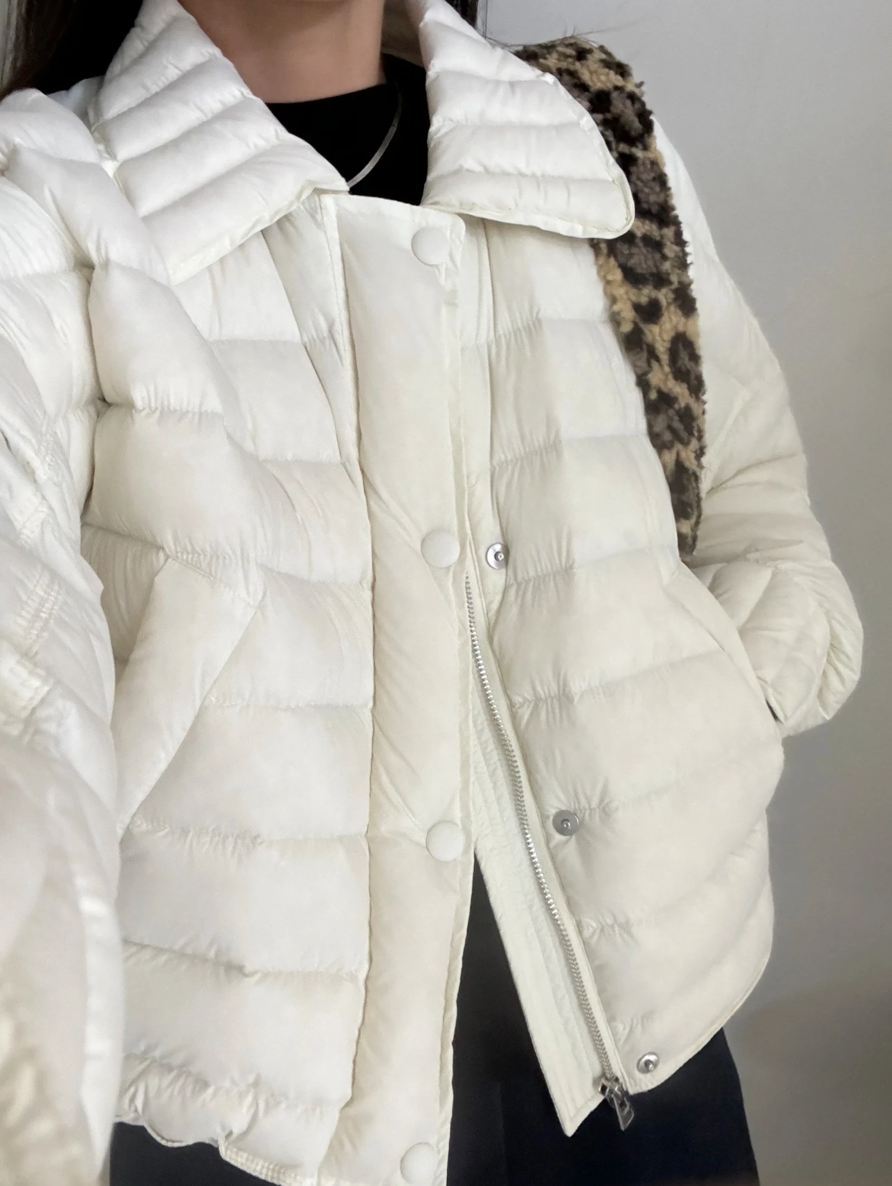 

Winter New Sle Women's ort Cotton Jaet Collared Warmth Pure Color Versatile Sweet Outerwear Commute Simple Thiened Zi...