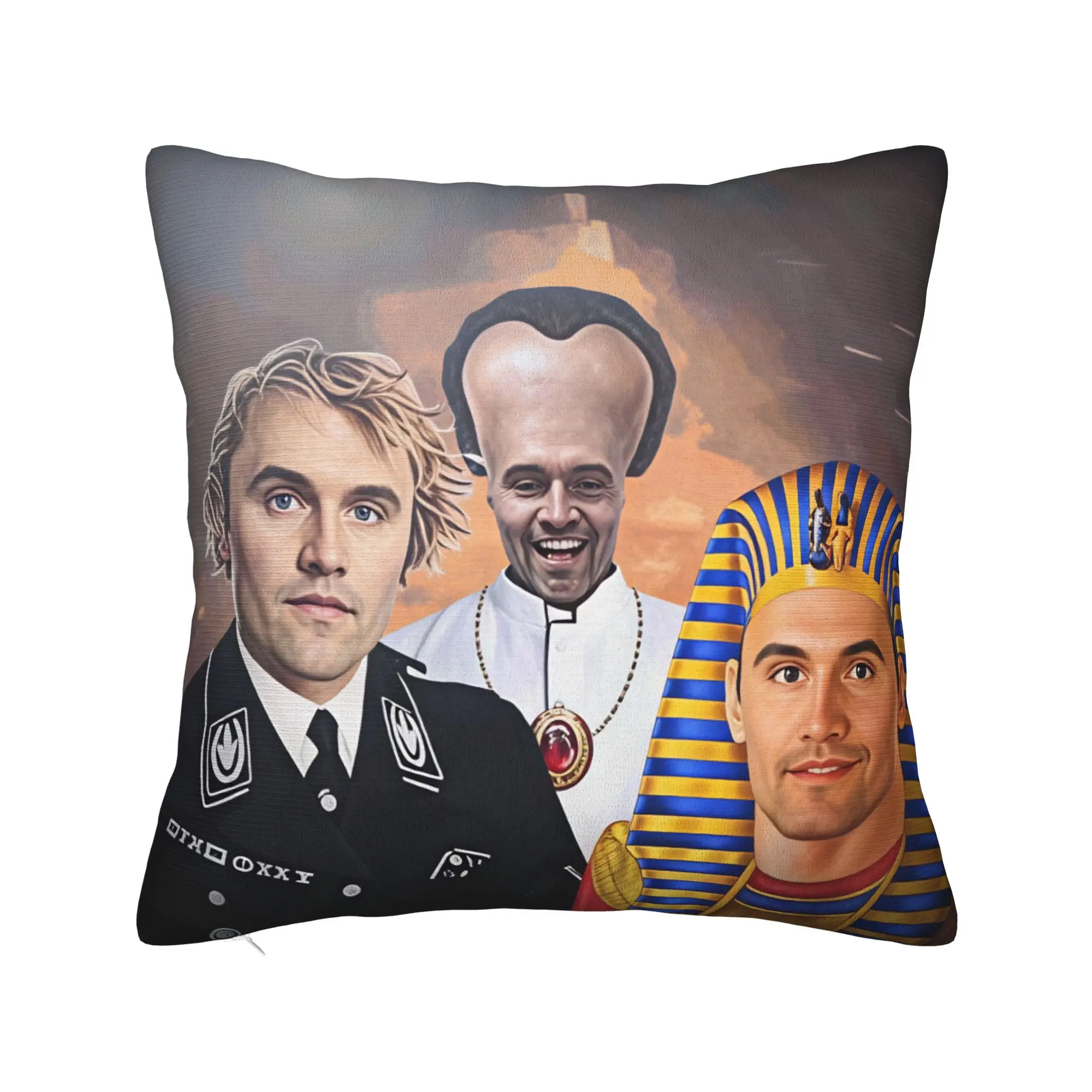 Charlie Kirk Multi Character Collage Pillow Case  Novelty Pillow Cover Soft Pillowcases For Wedding Party Home Decor