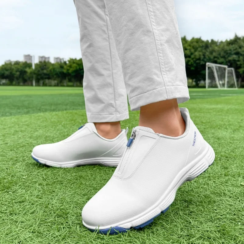 Sepatu Golf tahan air sepatu Golf pria Sneakers Golf kaki jalan antiselip mewah