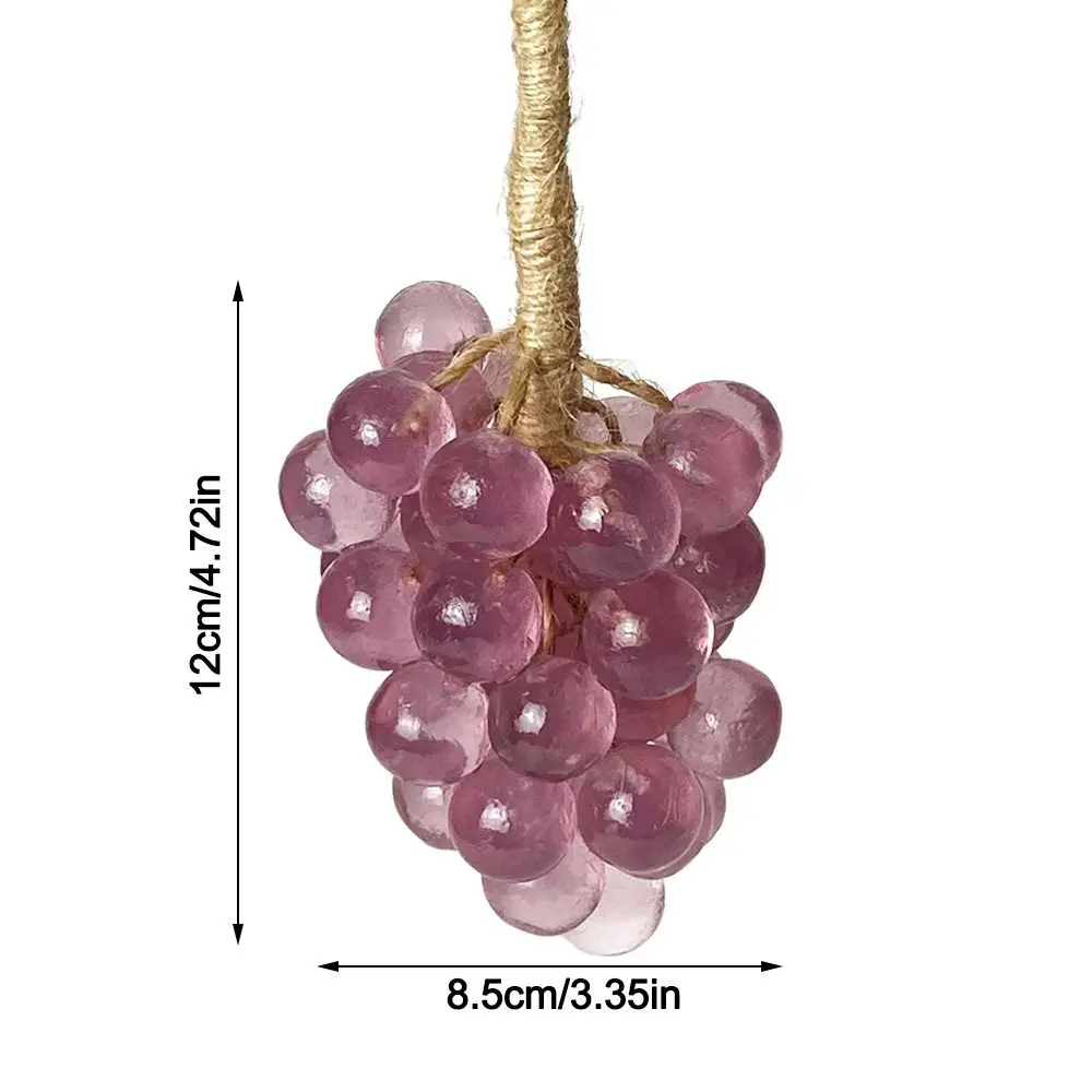 Savon de raisin Transparent en cristal créatif, fait à la main, mousse riche, simulation de plante, peut être coupé, savon nettoyant suspendu pour douche