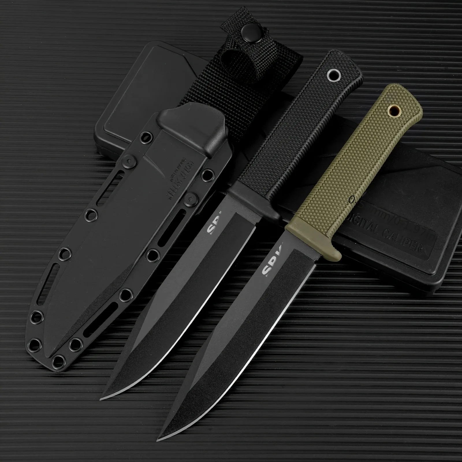 

New fixed-blade outdoor high-hardness straight-edge camping knife, premium EDC survival knife, hunting and hiking fruit knife