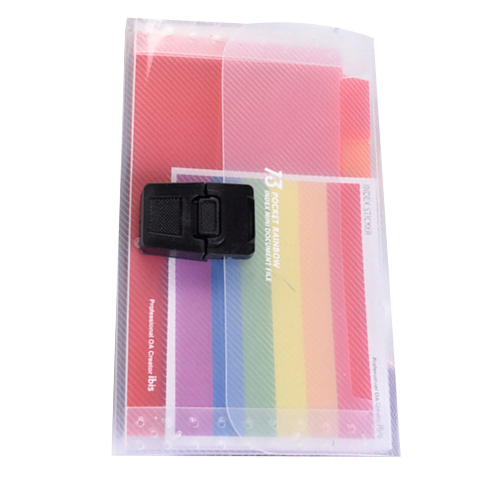 

Rainbow 13 Pockets Waterproof Accordion File Organizer A6 Portable Document Stand Bag for School Office A6 Bag