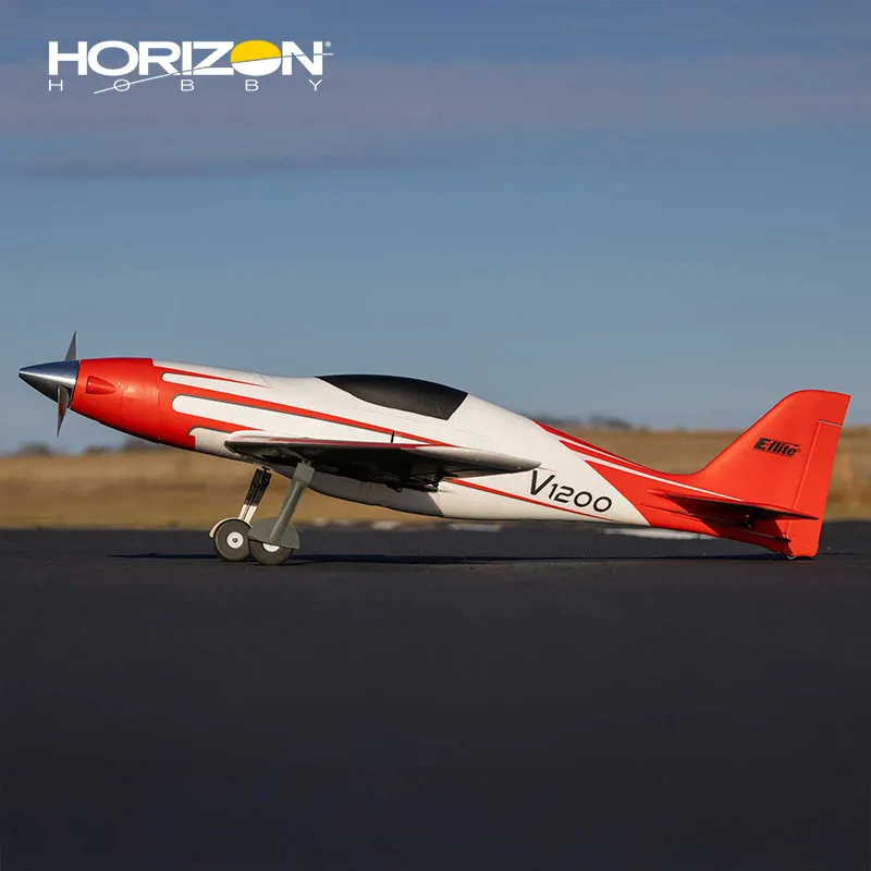 Horizon Hobby Rc Racing Airplane V1200 1.2M Fixed Wing 6S Power Retractable Landing Gear High Speed Safe For Adult Hobby