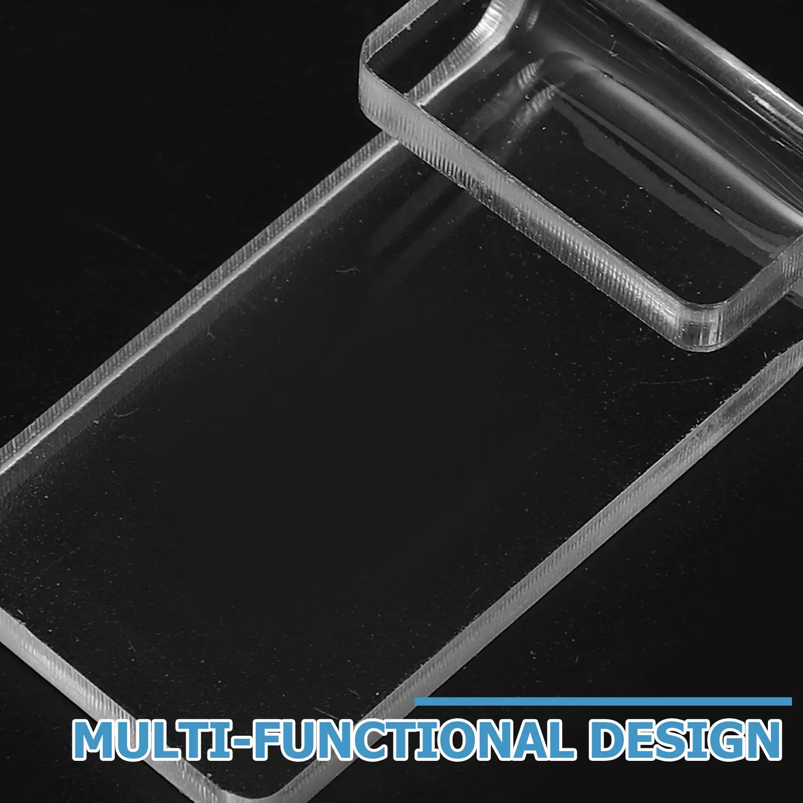 12Pcs Clear Acrylic Vinyl Record Organizer Wall Shelf Display Rack for Records Cds Dvds Magazines Picture Frames Music Lover view 2