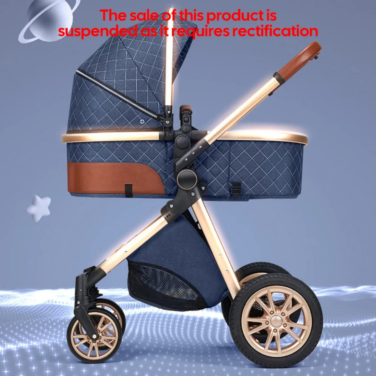 2-in-1-Kinderwagen für Neugeborene, tragbares Outdoor-Campingfahrzeug, geeignet für Kinderwagen im Alter von 0 bis 3 Jahren