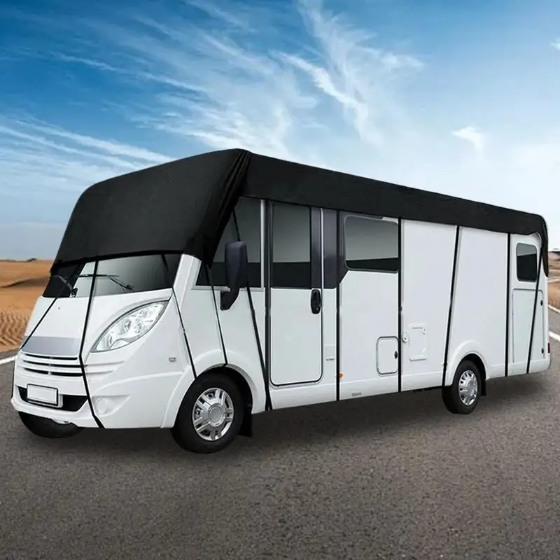 Utánfútó fedezze Főte védelem motorhome Ponyva 21X10 Láb Cirkuszkocsi Főte fedezze Filmelőzetes Tető Borult Lakóautó téli fedezze számára autó