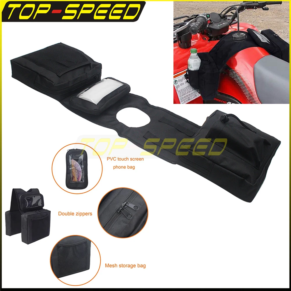 

Removable Waterproof Petroltank Bale Storage Bags Parts Bag Motorcycles Universal Tool Saddle Package For ATV Quad Snowmobiles