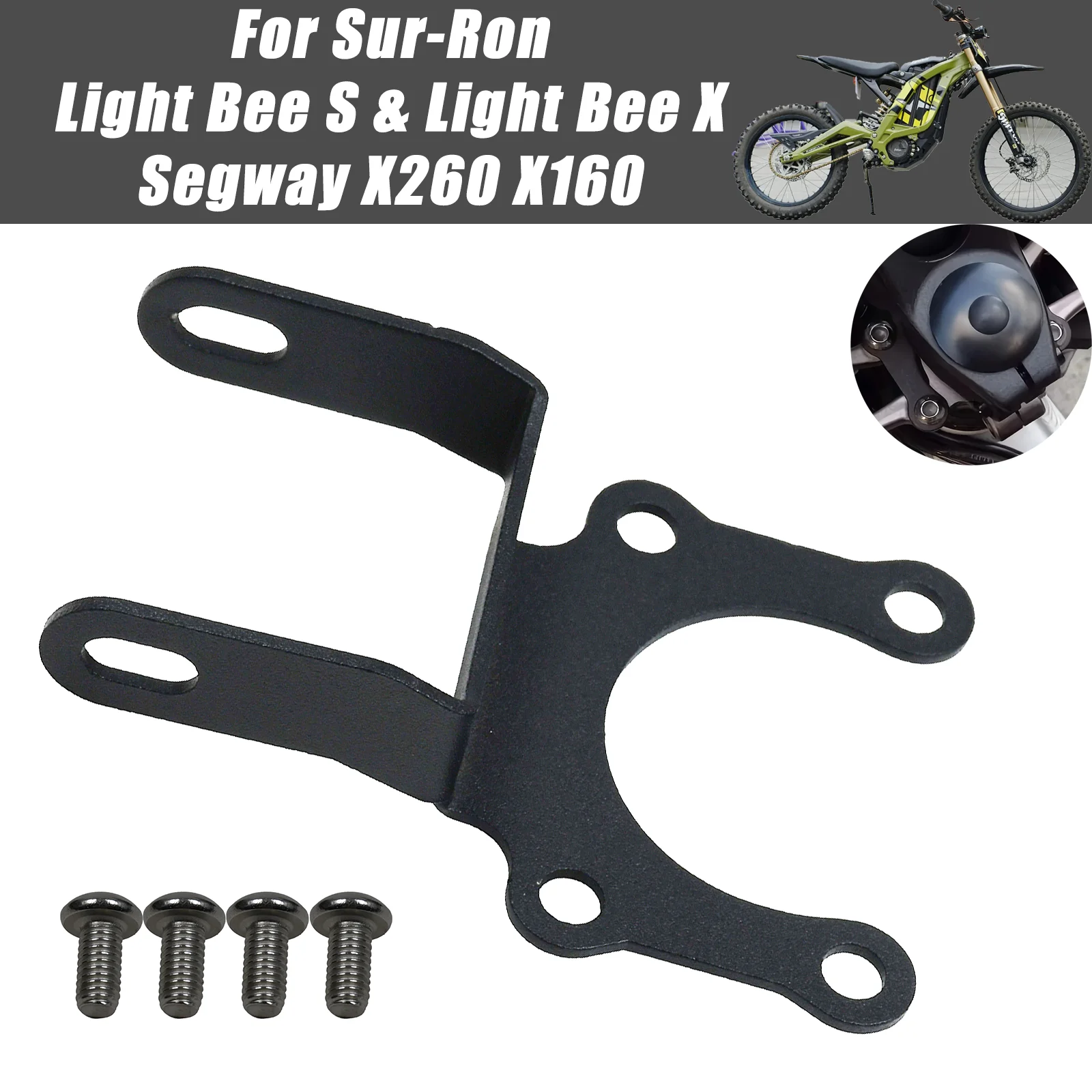 Headlight Bracket Support For SurRon Light Bee X Segway X260 Electric Dirt Bike Motorcycle Motocross Offroad Headlamp Mount Part
