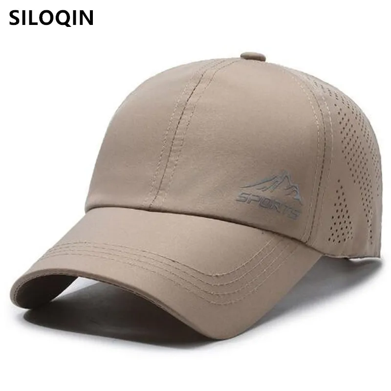 

2024 New Summer Thin Mesh Breathable Baseball Caps For Men Camping Fishing Cap Sunscreen Travel Hats Women's Hats Snapback Cap