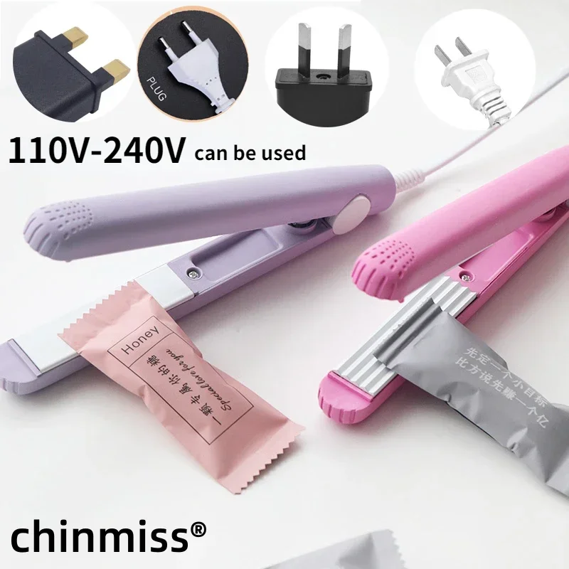 Mini Portable Heat Sealing Machine Food Vacuum Sealer Seal Packing Plastic Impulse Sealer Household Bag Clips Handheld
