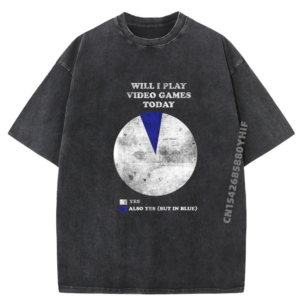 

Mens Printed Tshirt I Play Video Games Today Funny Gamer Gaming Teeshirt Spring Custom Washed T Shirt