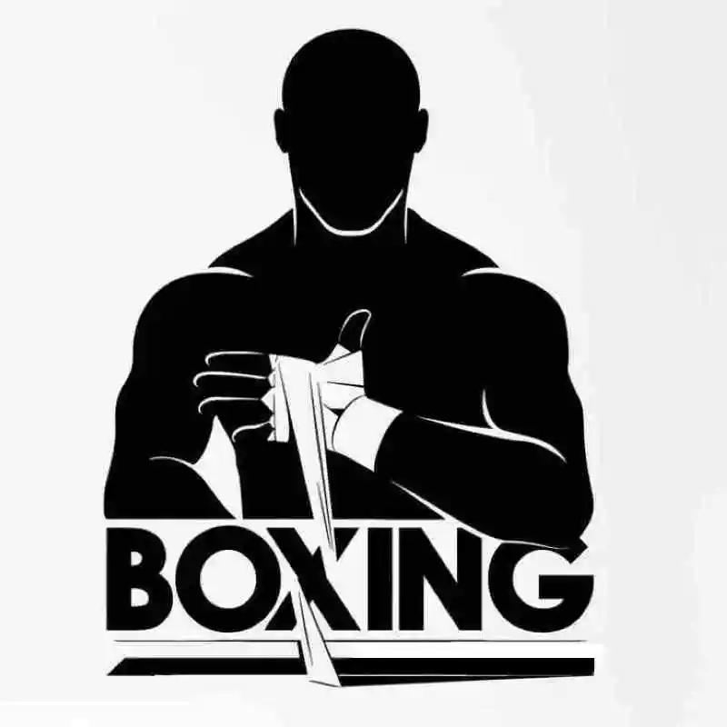 Boxing Wall Sticker Kick Boxer Play Glove Free Combat Vinyl Striker Home Decoration Wall Decor Pugilism Car Decal