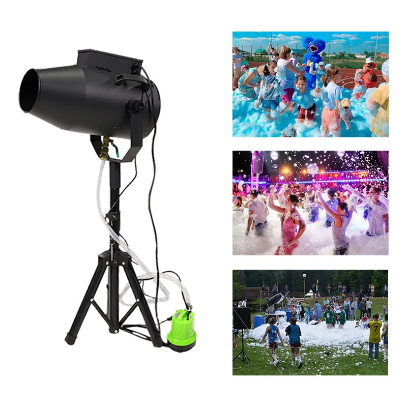 CH 1000W Cannon Foam Machine Props Jet Snow Bubble Machine For Party