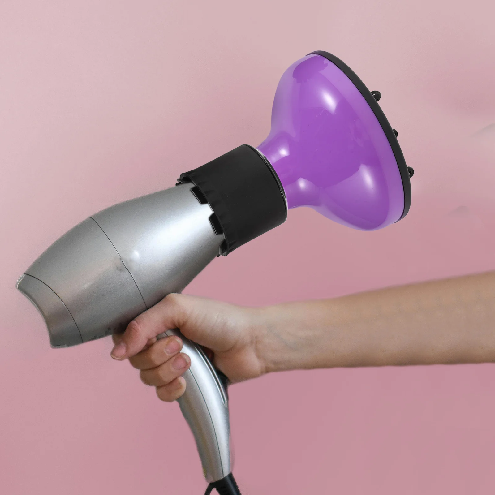 

Universal Hair Dryer Diffuser Attachment High Temp Resistant Faster Even Drying Anti Diffuser Nozzle Hair Dryer Part
