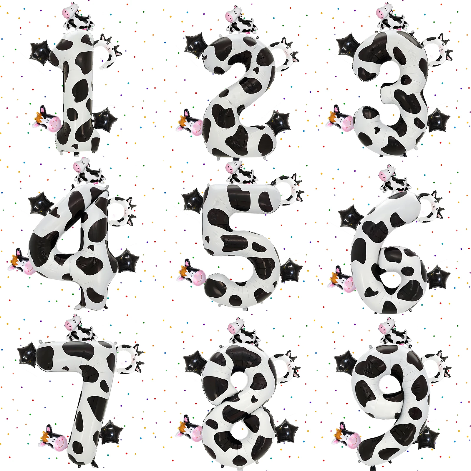 Cow Print Foil Ball… - image