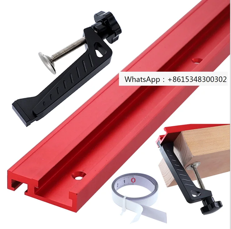 45 type woodworking slide, aluminum alloy 400-1200mm guide rail, DIY workbench, modified push handle slide