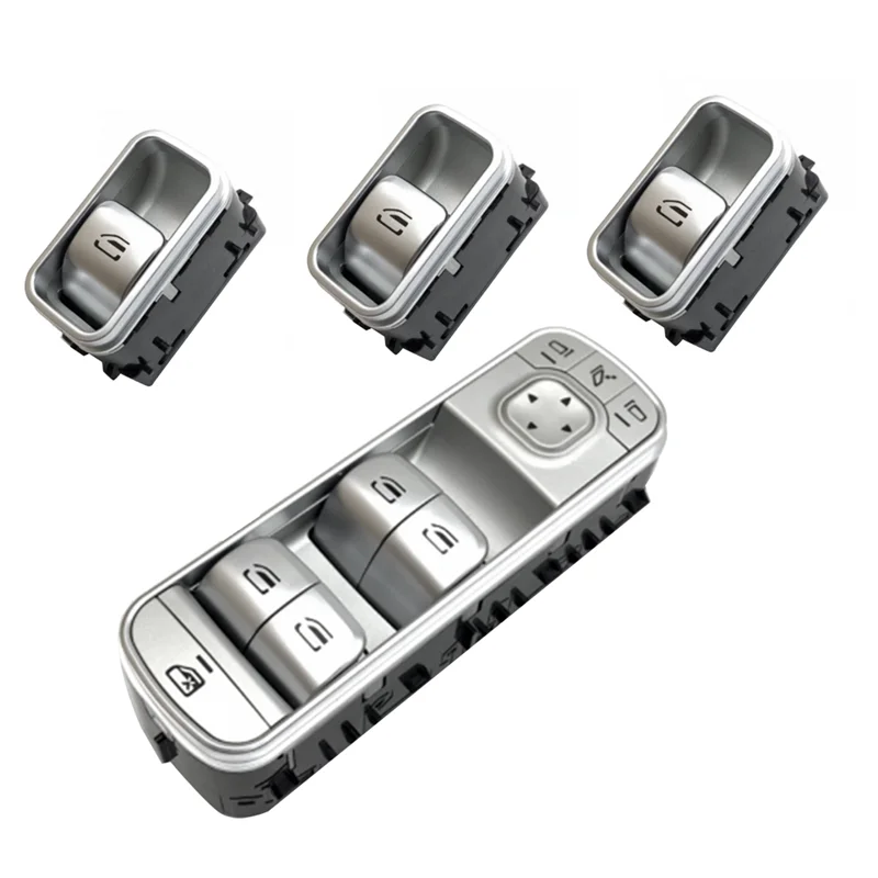 

M93K-1679054501 Автомобильный переключатель стеклоподъемника 1679054601 Электрический переключатель окон ABS для Mercedes Benz GLS GLE W167 2020-2024