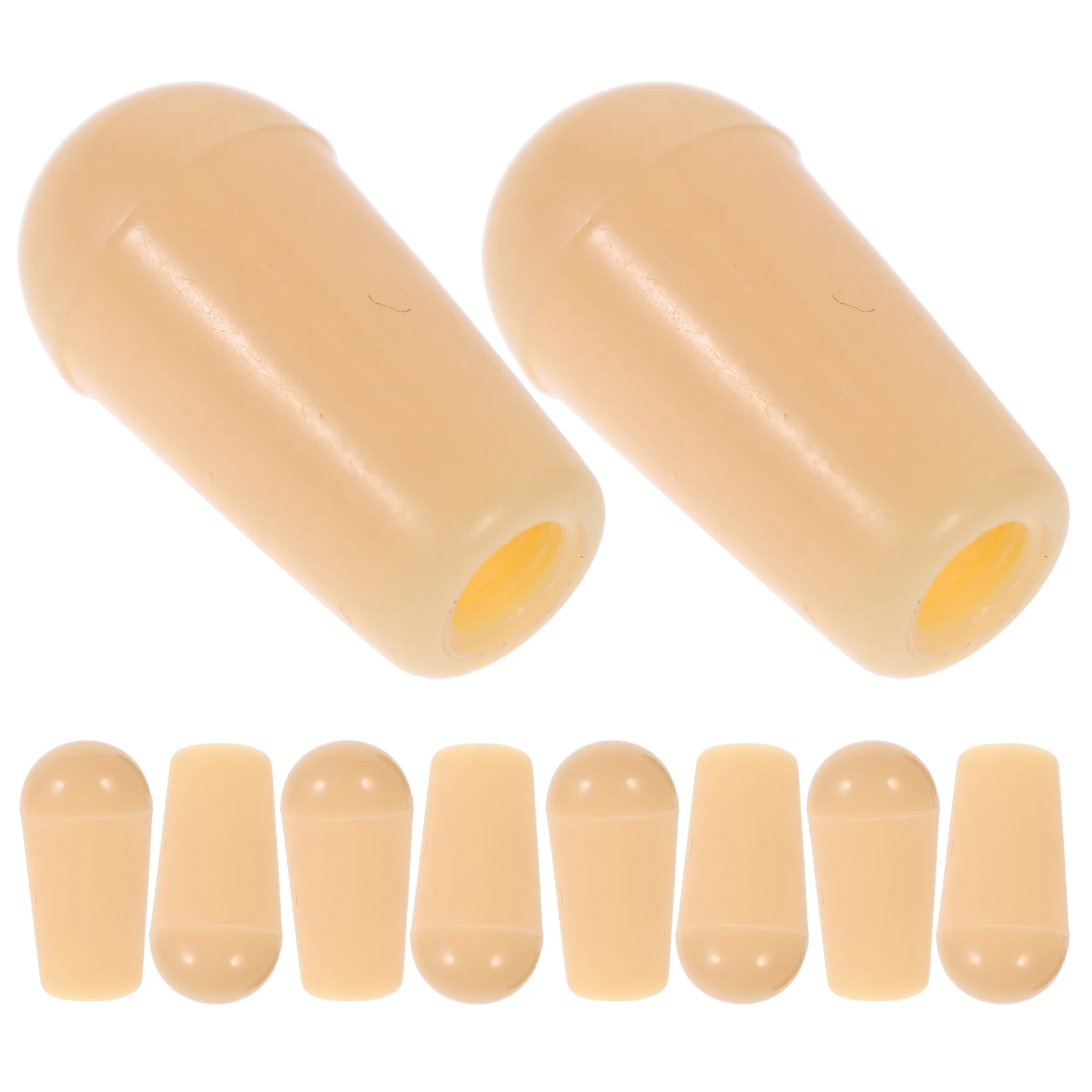 

Electric Guitar Switch Cap Yellow Plastic Toggle Tip Knob Durable Smooth Surface Replacement Parts Accessories Guitar