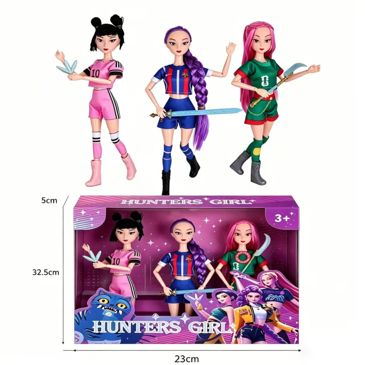 

‌New Product‌ Hot Doll Theme Song Music Anime KPop Toys With box 12 inch Solid Body 15 Joint Delicate Doll Toy for Girls Gifts#