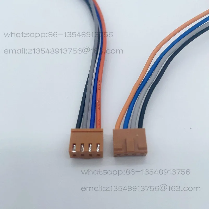 Original elevator outbound call MCA car button cable Control box FL-PW button cable 2 heads brown plug