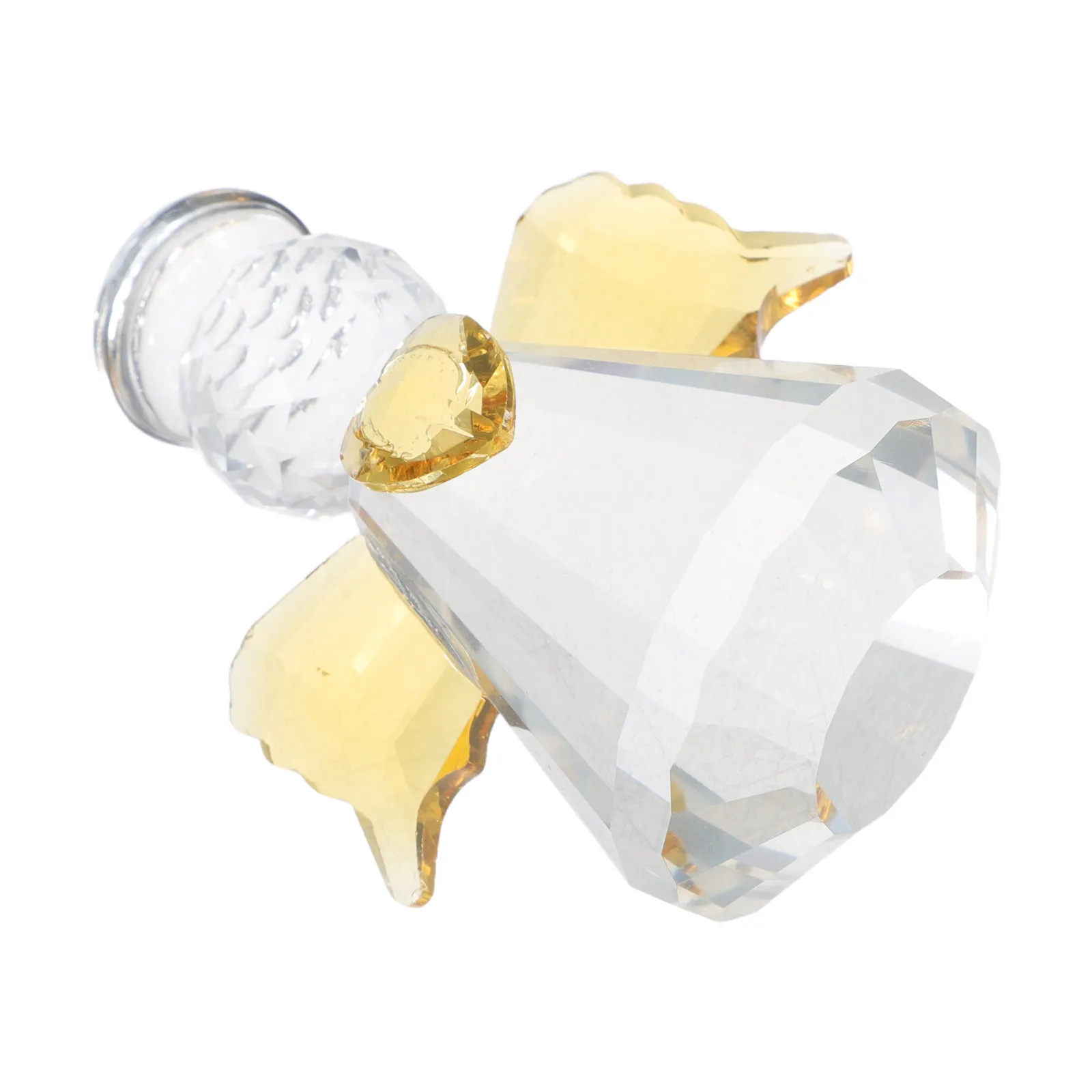 Crystal Angel Ornament Heart Halo Small Desktop Statue Table Decoration Romantic Gift Women