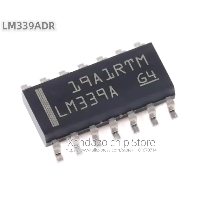 50pcs/lot LM339ADR LM339A SOP-14 package Original genuine Four channel differential comparator chip