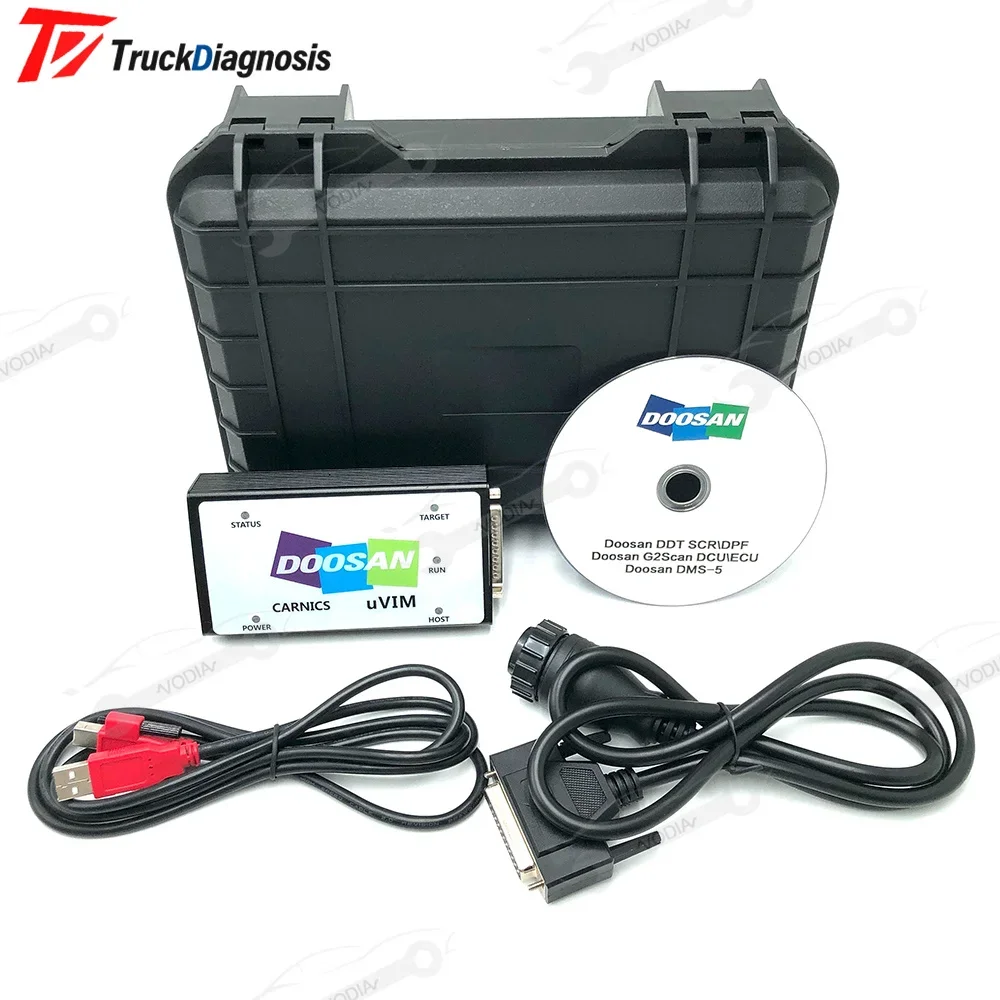 2023 For Doosan uVIM Diagnostic Tool Excavator Forklift Engine Fault Detection OBD Interface Diagnostic Tool