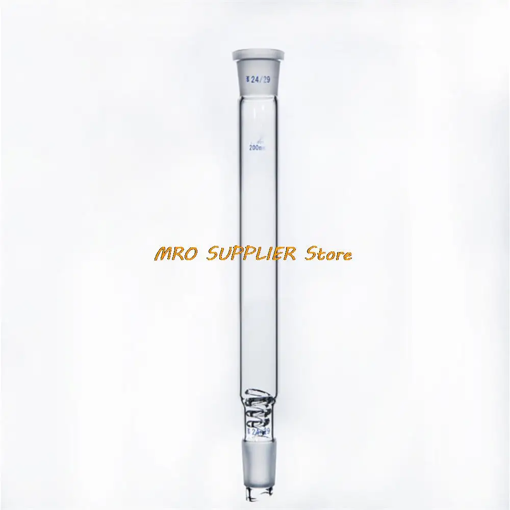 Lab Glass Fractional distillation column with snakelike glass filler 200/300/400mm/500mm