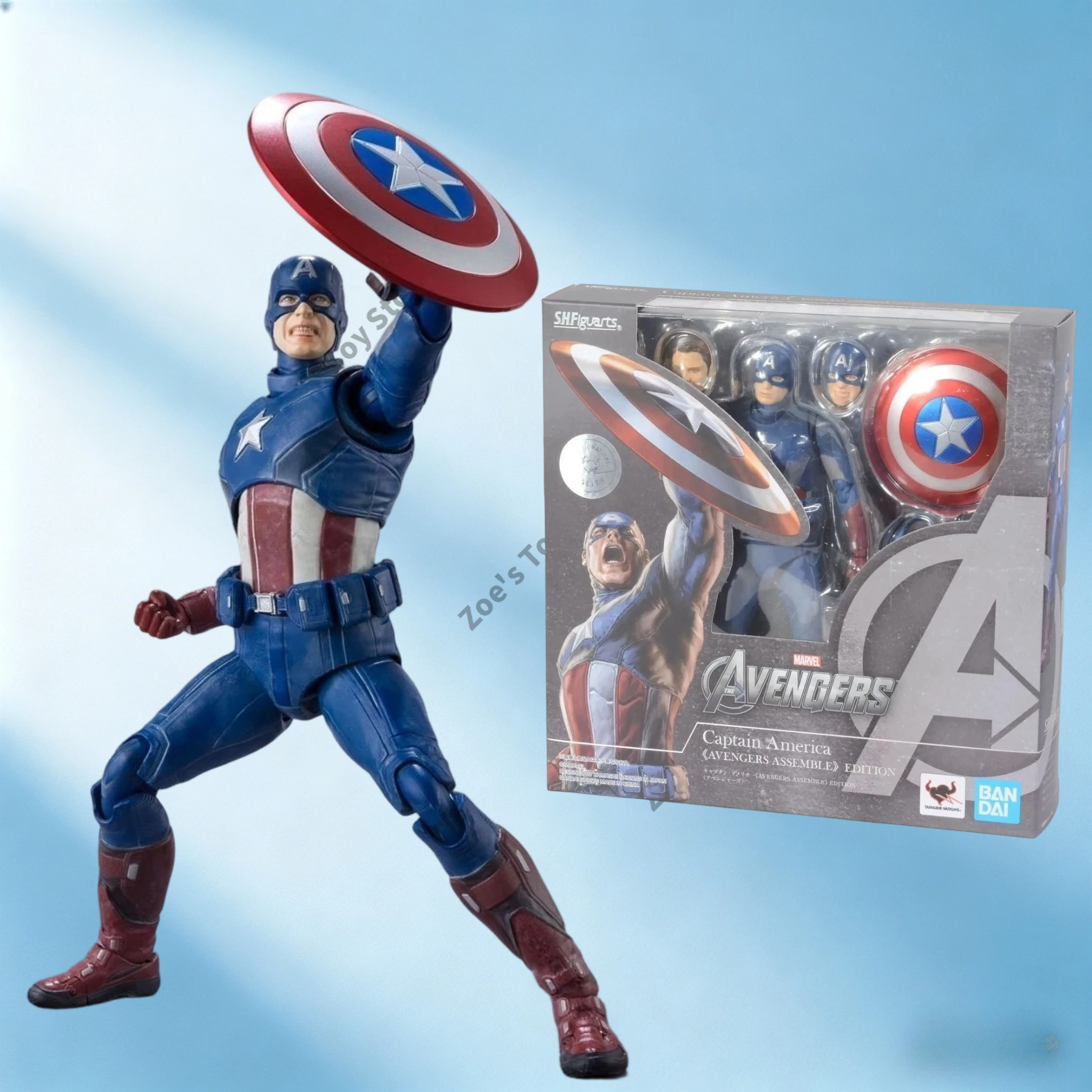 [Ready Stock] Bandai Shf Marvel Avengers Endgame Edition Captain America, Iron Man, Thor, Hawkeye, Black Widow Natasha,MK6 Hulk - view 4