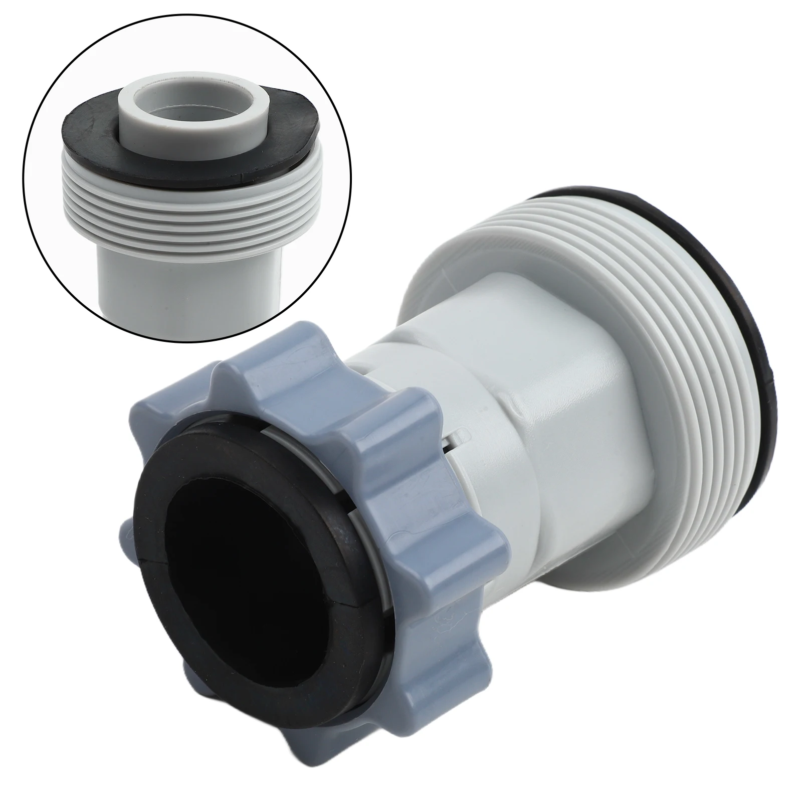 

For Pool Equipment 1.5 To 1.25 Inch Adapter 7*6*6cm Adapter For Pool Hose Connection Accessory Effective Water Flow