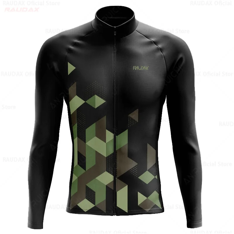 Long Sleeved Cycling Jerseys Men Mountain Bike Wear Spring Autumn Cycling Clothing Long Bicycle Cycling Breathable Ropa Ciclismo