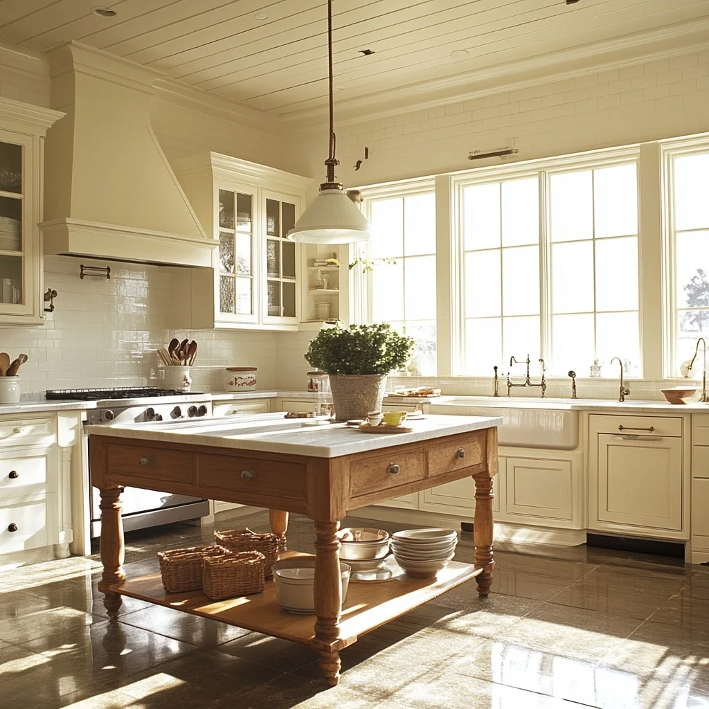 Classic American Full Kitchen Furniture Standing Wooden Cabinets Shaker Design Paint Island Including Sink