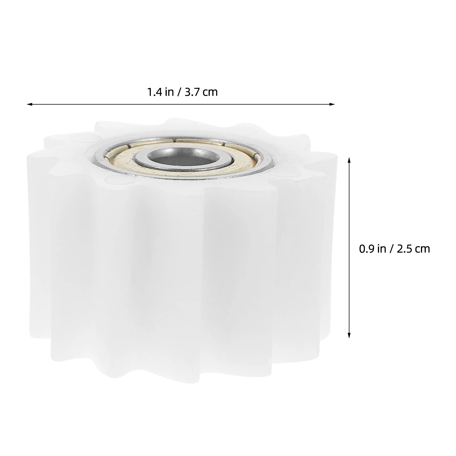 

Tensioner Roller 8Mm Motorcycle Drive Pulley Slider Strong Durable Bearing Steel Plastic Anti Slip Chain Guide Wheel For