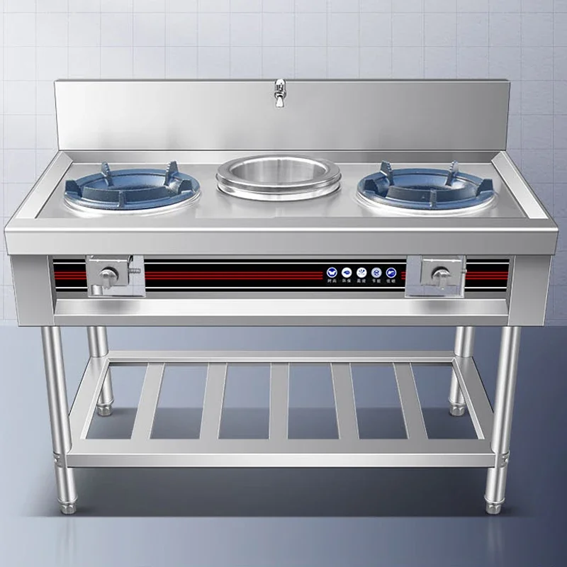 

High pressure 120X65X80CM gas stove single double cooking stove