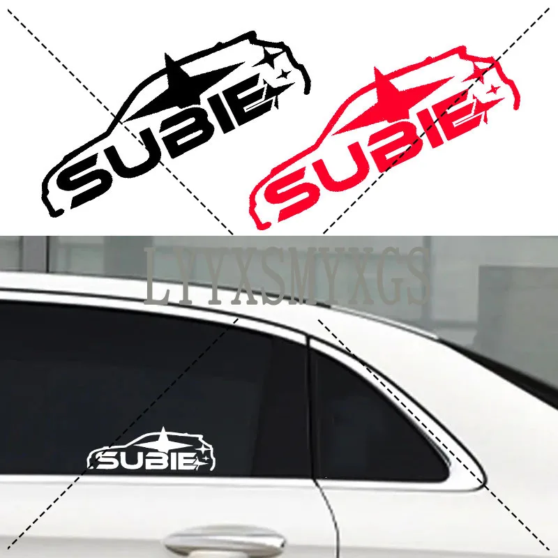 

Personality Self-adhesive Subie Car Sticker Automotive Rear Window and Bumper Waterproof Vinyl Decal Decorative