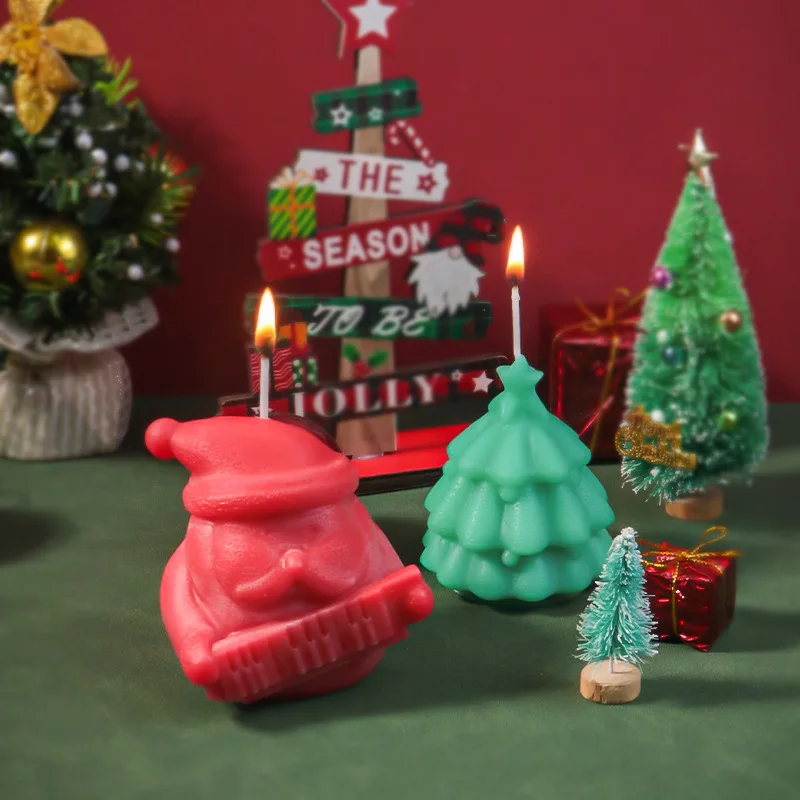 

Лось 3D Снеговик силиконовая форма для свечей Рождественский подарок DIY шоколадный торт инструмент для выпечки мыло гипсовая смола литейная форма