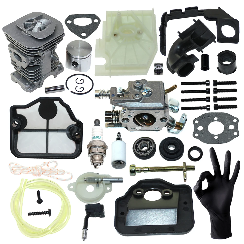 

Engine Block Cylinder Piston Kit For Husqvarna 136,136E,137,137E,530069417,530069414,530069454,530069317