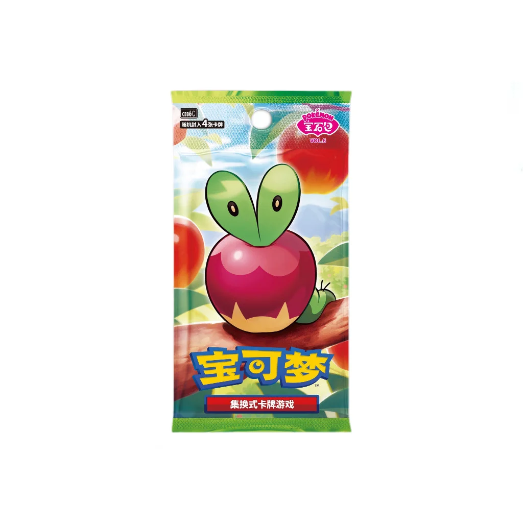 Auf Lager 100% Original Echtes Pokemon Gem Pack 6 Booster Pack PTCG Gem Pack Band Sechs Vol.6 Vereinfachtes Chinesisch Vol.6 Karte