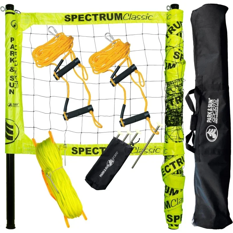 Park & Sun Sports Spectrum Classic: Portable Professional Outdoor Volleyball Net System