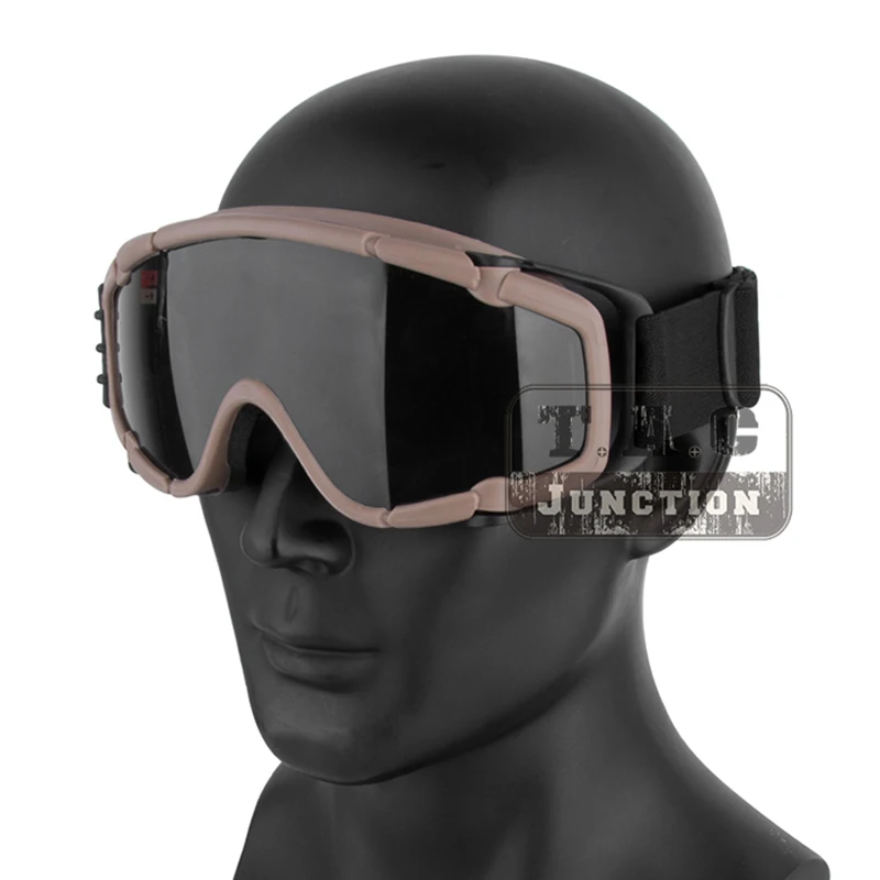 

Tactical Paintball Anti-Fog Ballistic Bezel Goggle Eyewear Lens Military Hunting Skate Cycling Safety Tactical Glasses With Fan