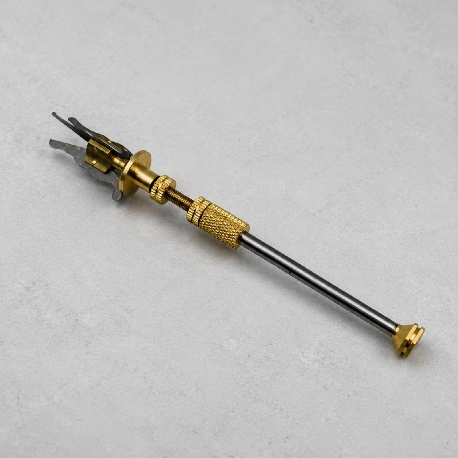 Watch Balance Holder Precision Balance Wheel Tool Three Prong Tweezers Adjustable Long-Lasting for Watchmakers, Workbench