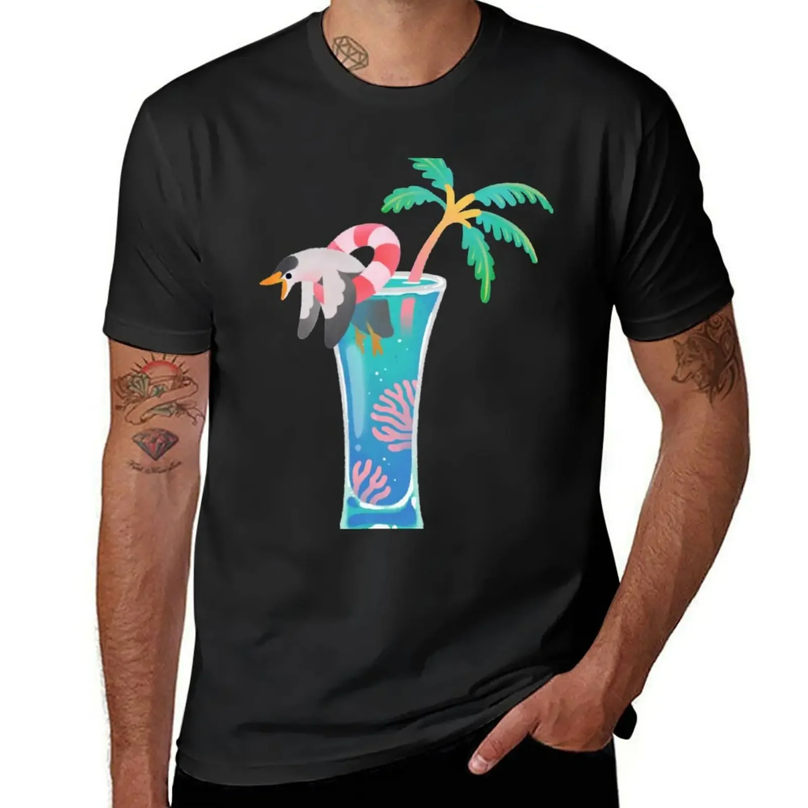 Summer cocktails T-Shirt oversizeds custom t shirt hippie clothes mens fashion