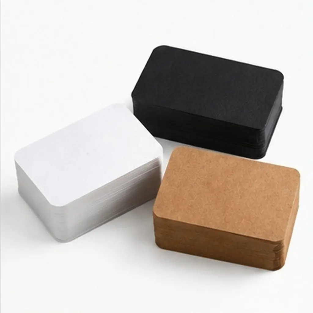 300Pcs Note Cards Set Blank Message Cards for Quick Notes Indexing Reminders DIY Stationery Office School Students Teachers