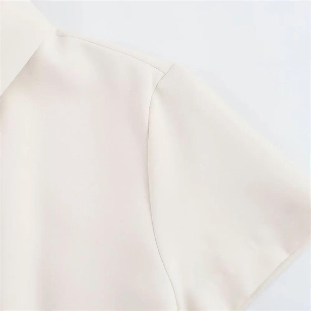 Robe chemise courte de style occidental européen et américain pour femmes, Outlier à la mode, été, nouveau, 2024ZAR4