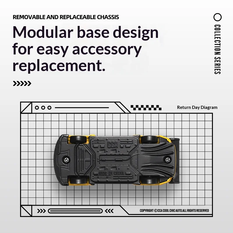 1:62 voor McLaren P1 GTR (Deluxe Edition) Legering Model Auto Collectie Jongen Gift 82538