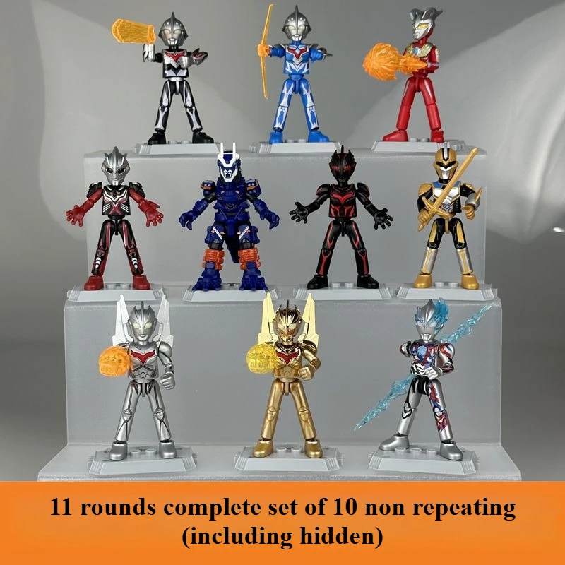 Blokees Ultraman Figure Building Blocks Star Edition Blind Box Building Block Collezione di modelli Decorazione regalo per bambini