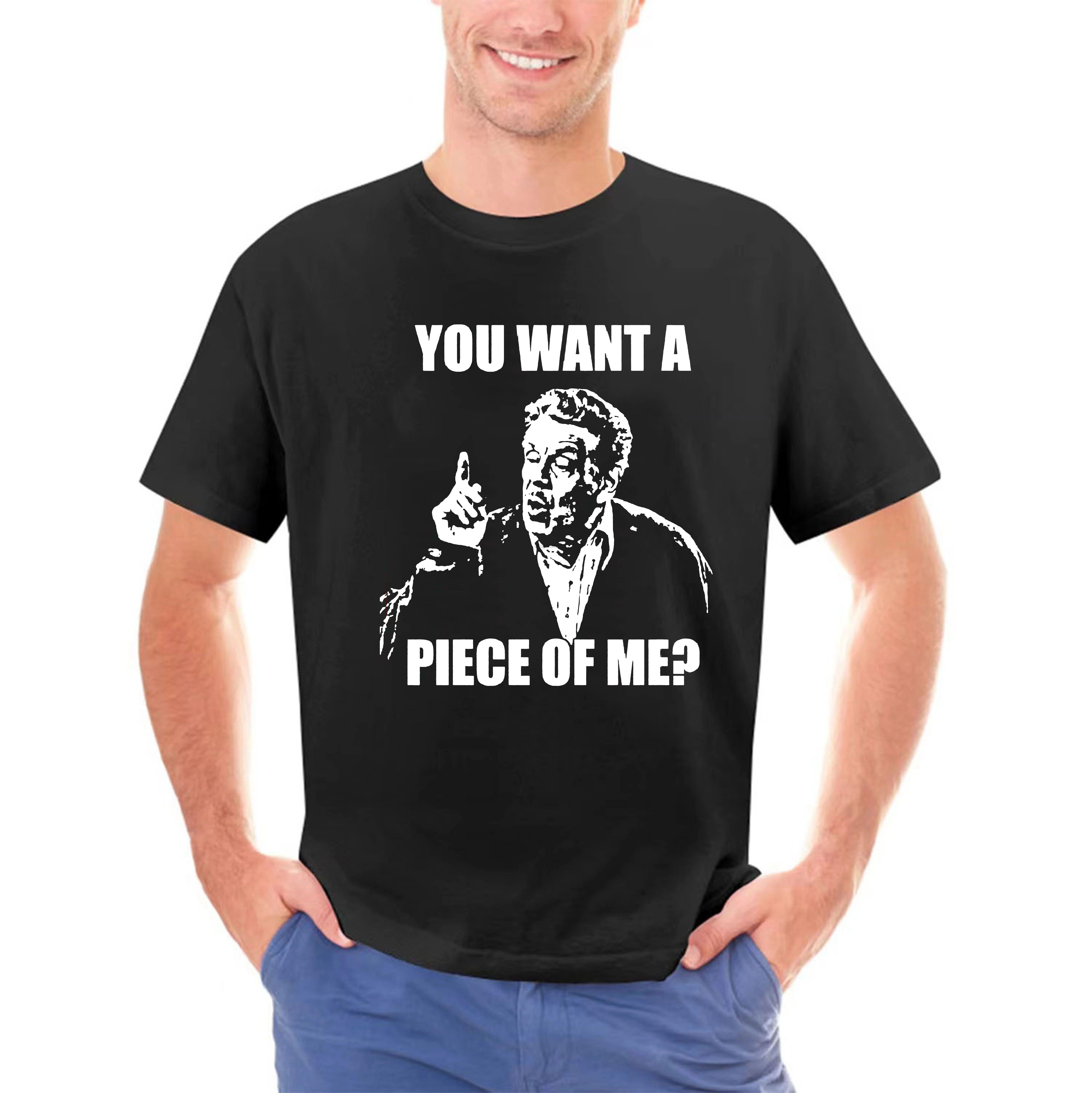 SEINFELD FRANK COSTANZA WANT A PIECE OF ME - KRAMER GEORGE T-SHIRT TEE